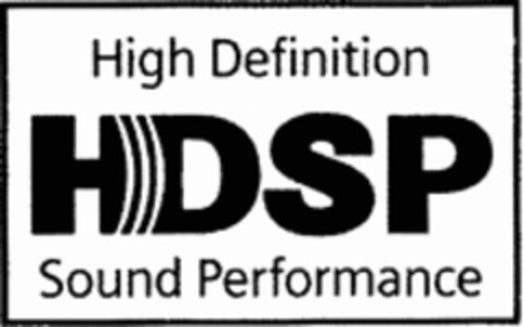 High Definition HDSP Sound Performance Logo (WIPO, 04.02.2009)