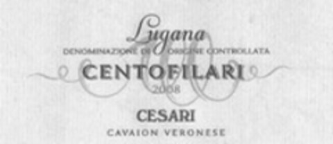CENTOFILARI CESARI CAVAION VERONESE Logo (WIPO, 22.06.2010)