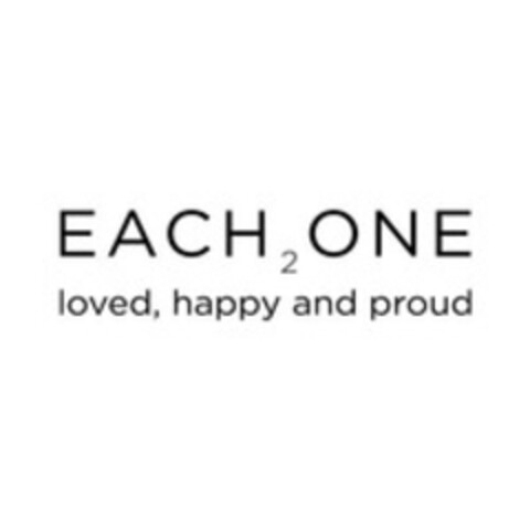 EACH2ONE Loved, happy and proud Logo (WIPO, 05/21/2015)