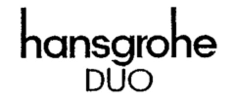 hansgrohe DUO Logo (WIPO, 28.05.1987)