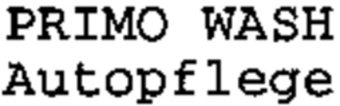 PRIMO WASH Autopflege Logo (WIPO, 04/09/1998)