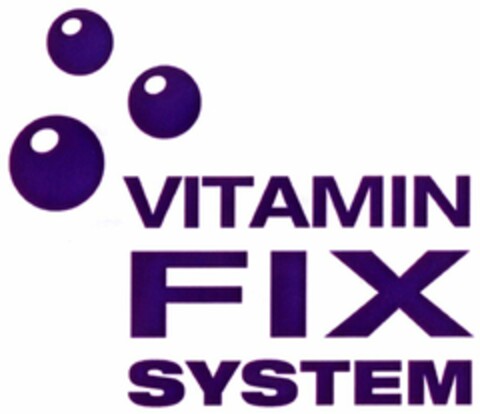 VITAMIN FIX SYSTEM Logo (WIPO, 10.09.2008)