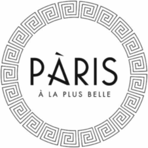 PÀRIS À LA PLUS BELLE Logo (WIPO, 02.06.2017)