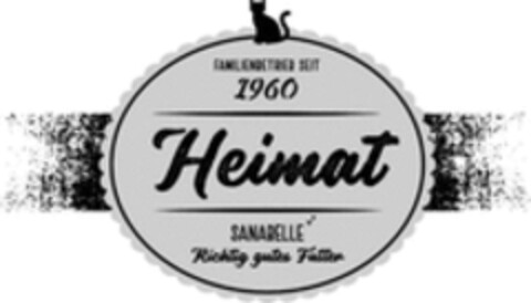 FAMILIENBETRIEB SEIT 1960 Heimat SANABELLE Richtig gutes Futter Logo (WIPO, 27.05.2019)