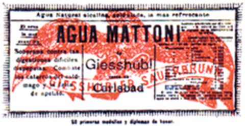 AGUA MATTONI Logo (WIPO, 31.12.1953)