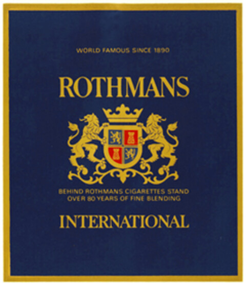 ROTHMANS INTERNATIONAL Logo (WIPO, 23.08.1973)