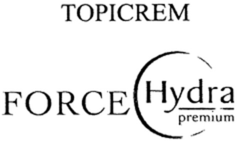 TOPICREM FORCE Hydra premium Logo (WIPO, 03.07.2009)