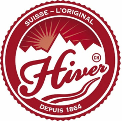 SUISSE - L'ORIGINAL Hiver CH DEPUIS 1864 Logo (WIPO, 07.05.2015)