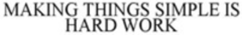 MAKING THINGS SIMPLE IS HARD WORK Logo (WIPO, 03/15/2010)