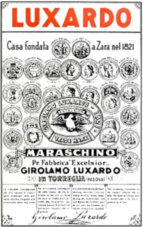 LUXARDO Logo (WIPO, 24.05.1954)