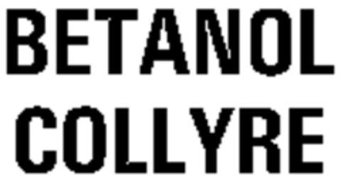 BETANOL COLLYRE Logo (WIPO, 16.01.1984)