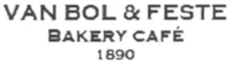 VAN BOL & FESTE BAKERY CAFÉ 1890 Logo (WIPO, 29.02.2016)
