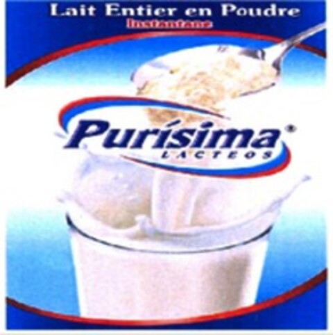 Purísima LACTEOS Lait Entier en Poudre Instantane Logo (WIPO, 16.02.2017)