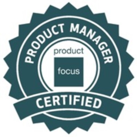 PRODUCT MANAGER product focus CERTIFIED Logo (WIPO, 06.10.2021)