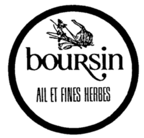 boursin AIL ET FINES HERBES Logo (WIPO, 08/23/1967)