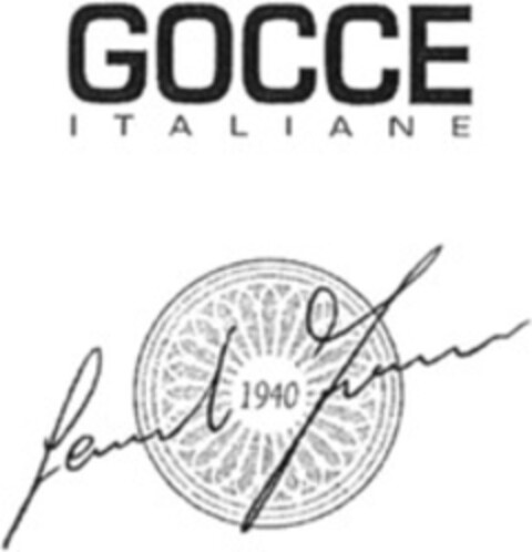 GOCCE ITALIANE Leonardi Francesco 1940 Logo (WIPO, 11/03/2008)