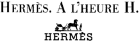 HERMÈS. A L'HEURE H. Logo (WIPO, 19.05.1998)