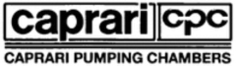 caprari cpc CAPRARI PUMPING CHAMBERS Logo (WIPO, 06.11.2014)