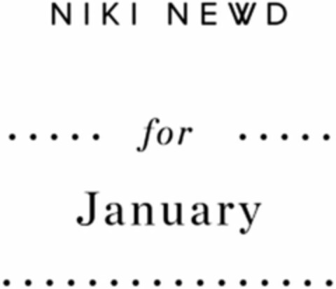 NIKI NEWD for January Logo (WIPO, 11.01.2016)