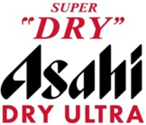 SUPER "DRY" Asahi DRY ULTRA Logo (WIPO, 06/22/2023)