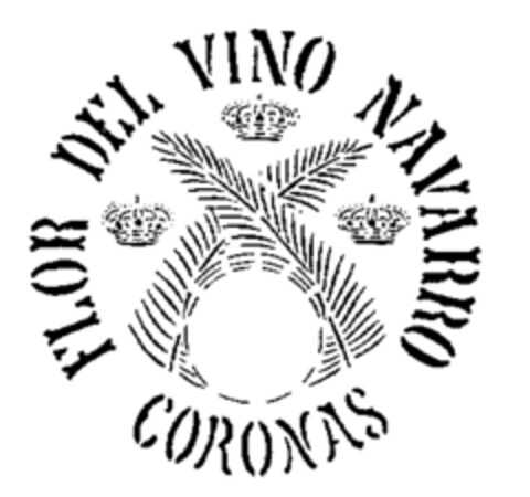 CORONAS FLOR DEL VINO NAVARRO Logo (WIPO, 27.03.1947)