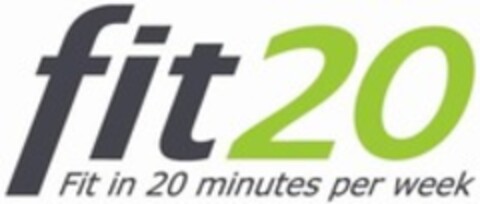 fit20 Fit in 20 minutes per week Logo (WIPO, 20.10.2016)