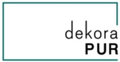 dekoraPUR Logo (WIPO, 11/16/2018)