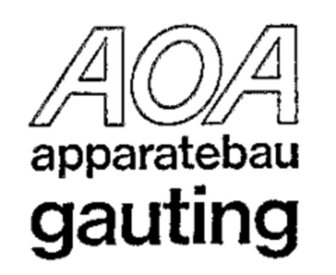 AOA apparatebau gauting Logo (WIPO, 26.10.1989)