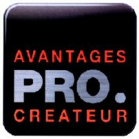 AVANTAGES PRO.CREATEUR Logo (WIPO, 16.09.2008)