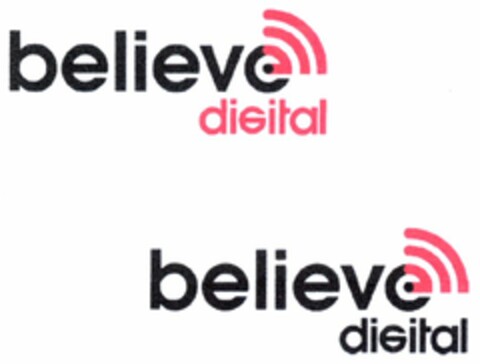 believe digital Logo (WIPO, 12/05/2008)