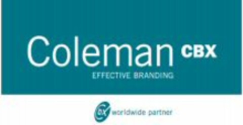 Coleman CBX EFFECTIVE BRANDING CBX worldwide partner Logo (WIPO, 29.04.2009)