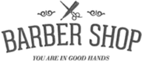 BARBER SHOP YOU ARE IN GOOD HANDS Logo (WIPO, 02/04/2016)