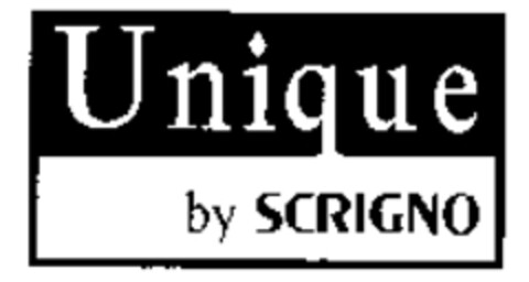 Unique by SCRIGNO Logo (WIPO, 18.03.2009)