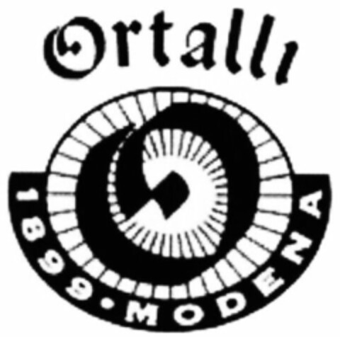 Ortalli 1899 . MODENA Logo (WIPO, 26.09.2013)