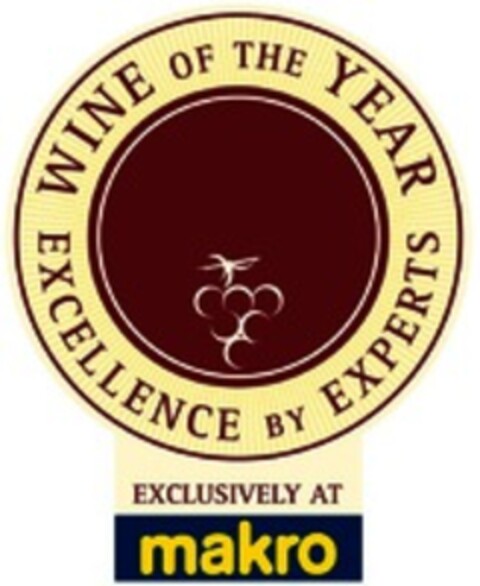 WINE OF THE YEAR EXCELLENCE BY EXPERTS EXCLUSIVELY AT makro Logo (WIPO, 05.01.2017)