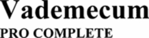 Vademecum PRO COMPLETE Logo (WIPO, 12/03/2008)