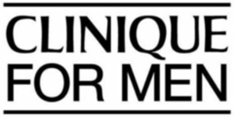 CLINIQUE FOR MEN Logo (WIPO, 08/26/2013)