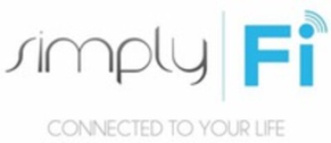 simply Fi CONNECTED TO YOUR LIFE Logo (WIPO, 29.05.2014)