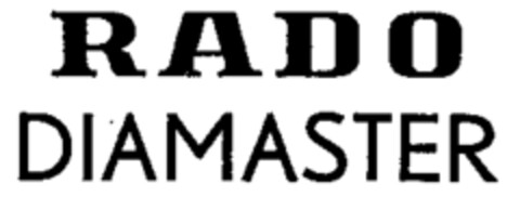 RADO DIAMASTER Logo (WIPO, 01/29/1997)