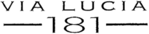 VIA LUCIA 181 Logo (WIPO, 01.06.2001)