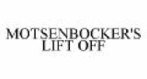 MOTSENBOCKER'S LIFT OFF Logo (WIPO, 12/23/2010)