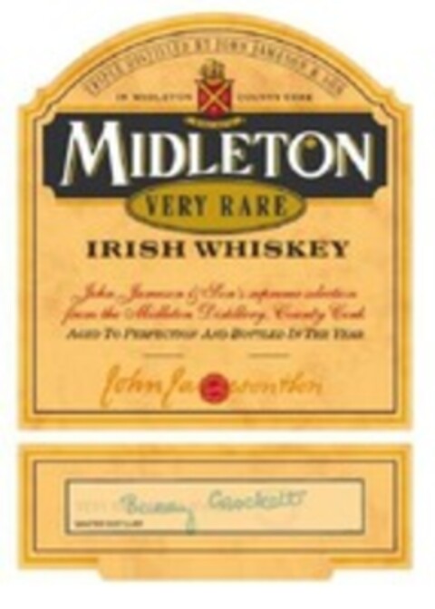 MIDLETON VERY RARE IRISH WHISKEY Logo (WIPO, 10/25/2013)