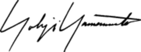 Yohji Yamamoto Logo (WIPO, 12/13/2017)