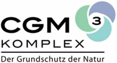 CGM 3 KOMPLEX Der Grundschutz der Natur Logo (WIPO, 17.05.2018)