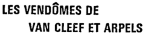 LES VENDÔMES DE VAN CLEEF ET ARPELS Logo (WIPO, 25.07.1977)