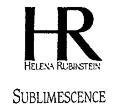 HELENA RUBINSTEIN SUBLIMESCENCE Logo (WIPO, 13.01.1992)