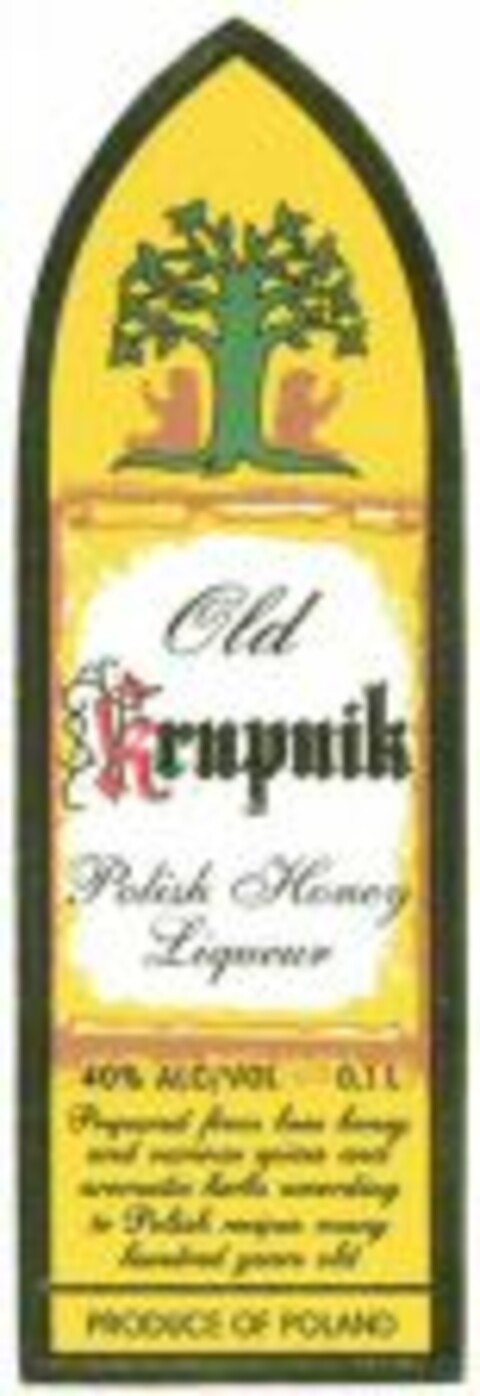 Old Krupnik Polish Honey Liqueur Logo (WIPO, 23.11.2010)