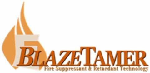 BLAZETAMER Fire Suppressant & Retardant Technology Logo (WIPO, 11.07.2011)