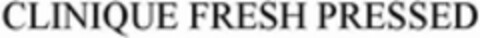 CLINIQUE FRESH PRESSED Logo (WIPO, 07.03.2016)