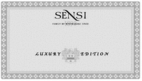 SENSI FAMILY OF WINEMAKERS SINCE 1890 LUXURY EDITION Logo (WIPO, 11/14/2016)